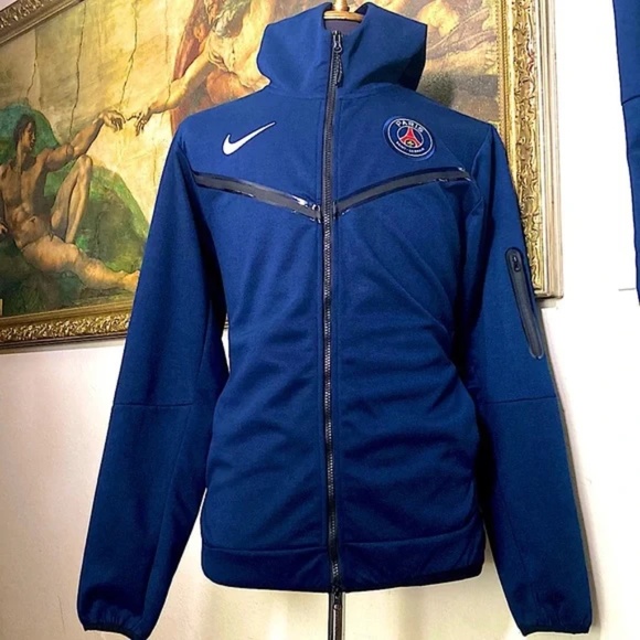 Nike PSG Paris Saint Germain Tech Fleece Warm Up Training Full Set ⚽️ - Picture 4 of 13